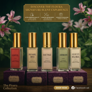 Floura premium perfume collection long lasting fragrance for men and women Bangladesh